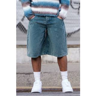 Mens Carpenter Acid Wash Cord Jorts In Navy