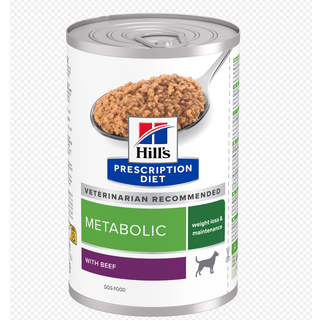 Hill's Prescription Diet Canine Metabolic Beef 12x370 g