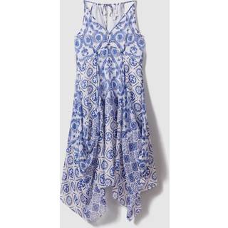 Reiss Tiller Side Pleat Asymmetrisk Midi KjoleEU 36 (UK 8)