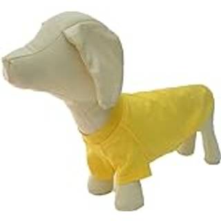 Lovelonglong 2019 K?ledyrst?j Hundekostumer Gravhundet?j Blank T-shirt Tee-shirts til gravhunde Corgi 100 % bomuld Gul D-L