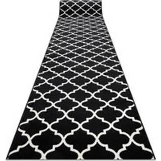 Fortovet BCF MORAD Trelis Marokkansk kløver sort / fløde 80 cm 80x160 cm