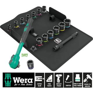 Værktøjssæt Wera 8100 SB 12 Zyklop Comfort; 3/8''; 16 stk.