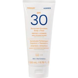 KORRES YOGHURT Sonnenschutz-Emulsion für Körper und Gesicht SPF30 Solcreme