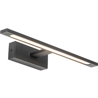 Moderne væglampe sort 41,5 cm inkl. LED IP44 - Jerre