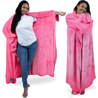 Dr?mmeagtigt, b?rbart t?ppe med ?rmer - B?rbart t?ppe Hyggelige gaver til voksne til kvinder og m?nd Kr?fthj?lpsgaver til kvinder Gaver til hende