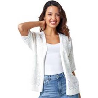 Roman Roman Stitch Detail Strik 100% Bomuld Cardigan