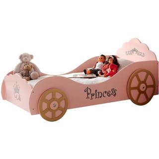 Pinky Prinsesse Træ bilseng til børn