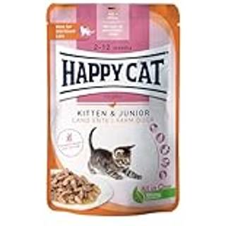 Happy Cat Meat in Sauce Kitten & Junior Duck - 85 g