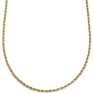 Essentials | 4 mm Guldfarvet Reb Kæde Halskæde