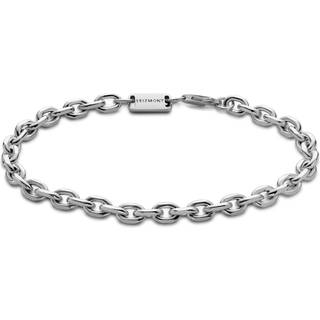 Argentia | 925s | 6 mm Rhodiumbelagt Sterlingsølv Ankerkæde Armbånd