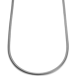 Essentials | 5 mm Sølvfarvet Snake Kæde Halskæde