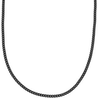 4 mm Halskæde i Sort Rustfrit Stål