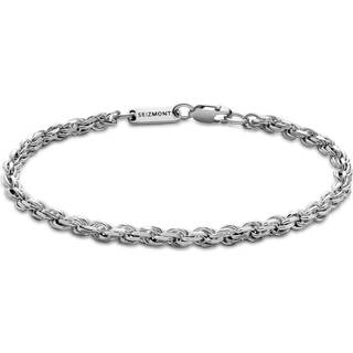 Argentia | 925s | 4 mm Rhodiumbelagt Sterlingsølv Rebkæde Armbånd
