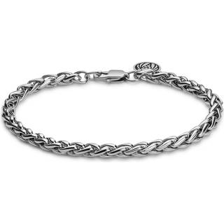 Essentials | 5 mm Sølvfarvet Hvedekæde Armbånd