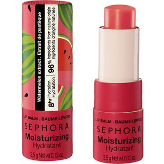Sephora Collection - Moisturizing Lip Balm - 8 Hours Hydration - Reno Baume Lèvres Pastèque - For Women - Lyserød