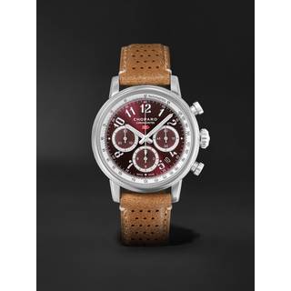Chopard - Mille Miglia Classic Automatic Chronograph 40.5mm Stainless Steel and Leather Watch, Ref. No. 168619-3003 - Men - Red