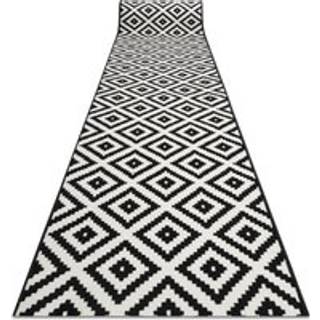 Fortovet BCF MORAD Ruta diamanter sort / fløde 120 cm 120x170 cm