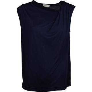 Stenströms Halina Marine blå top i jersey | Dame |Toppe | Størrelse: XL | Marine blå | Solid | Ærmeløs