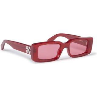 Off-White Unisex OERI127 Arthur 2828 burgundy Solbriller Acetat Rød Rød Firkantet Normal