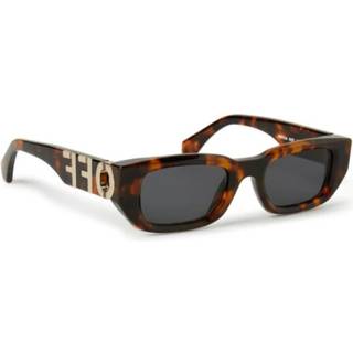 Off-White Unisex OERI124 Fillmore 6007 havana dark grey Solbriller Acetat Havana Grå Firkantet Normal