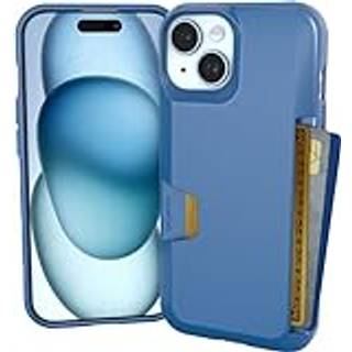 Smartish iPhone 15 Wallet Case - Wallet Slayer Vol. 1 [Slim + Protective] Kreditkortindehaver - Drop Tested Hidden Card Slot Cover kompatibel med
