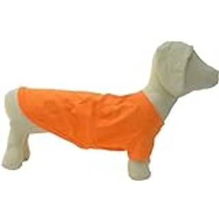 Lovelonglong k?ledyrst?j Hundekostumer Gravhundet?j Blank T-shirt Tee shirts til gravhunde Corgi 100% bomuld Orange D-M