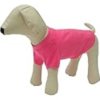 Lovelonglong K?ledyrsbekl?dning Hundekostumer Basic Blank T-Shirt Tee-shirts til mellemstore sm? hunde Rosered XL