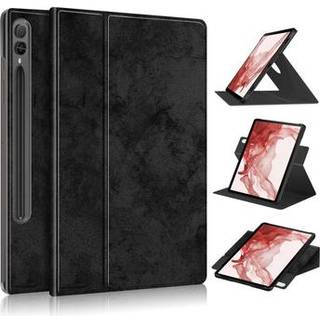 Samsung Galaxy Tab S9+ 360 Roterende Folio Cover - Sort