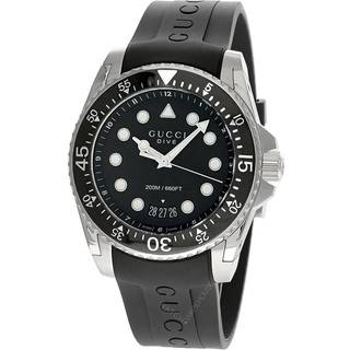 Gucci YA136204B Dykkerur til mænd i sort