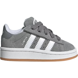 Campus 00s Comfort Closure Elastic Lace Kids sko - Grey Three / Cloud White / Gum - 23