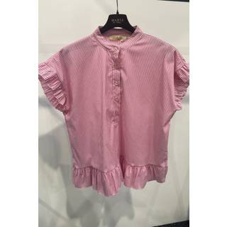 Marta Du Chateau Mdc lia Blouse 5805 Red Stripe Skjorte
