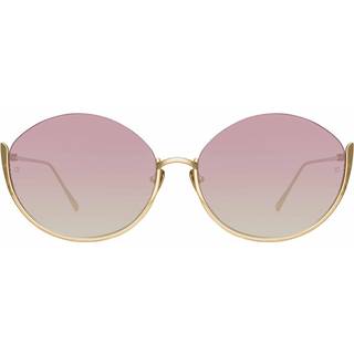 Linda Farrow RAE LFL1144/S C4 65 Solbriller Kvinder Guld - Light Gold - 65mm