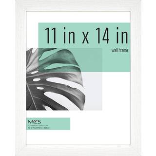 MCS Studio Gallery 11x14 Billeder Ramme Hvid Woodgrain Rektangel Fotosamme til fotosplakater og kunsttryk (1-pack)