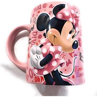 Disney Jerry Leigh Minnie Mouse Pink 3D Keramisk kaffekrus