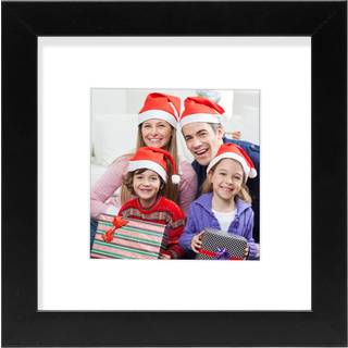 Golden State Art 6x6 Billedramme i sort massivt tr?r firkant