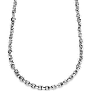 Essentials | 8 mm Sølvfarvet Ankerkæde Halskæde