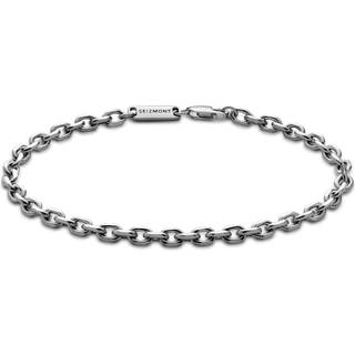 Argentia | 925s | 4 mm Rhodiumbelagt Sterlingsølv Ankerkæde Armbånd