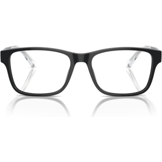 Emporio Armani Mand EA3239 5017 Optiske stel Acetat Sort Transparent Firkantet Normal