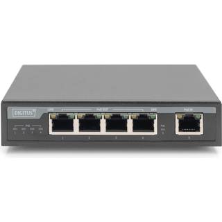 DIGITUS DN-95128-1 4-Port Gigabit 4PPoE Extender 802.3at 60W