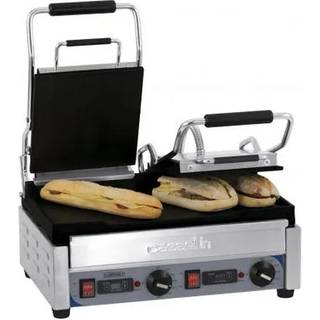 Dobbeltkontaktgrill Premium glat - glat med timer