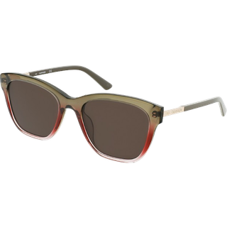 Calvin Klein Kvinde CK19524S 271 Solbriller Acetat Flerfarve Grå Firkantet