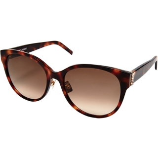 SAINT LAURENT Kvinde SL M39/K 004 Occhiali da sole Acetat Havana Brun Rund Normal Skygge