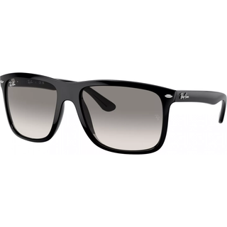 Ray - Ban Unisex RB4547 BOYFRIEND TWO 601/32 Solbriller Injiceret Sort Grå Firkantet Normal Skygge
