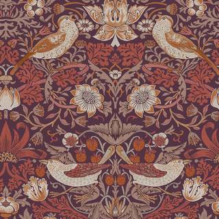 William Morris at Home Wallpaper Strawberry Thief 124229