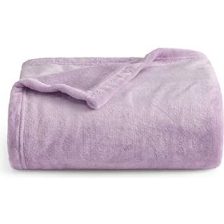 Sengesure fleece kast tæppe - lilla lys lilla lavendel violet letvægt tæppe til sofa sofa seng camping rejse - super blød hyggeligt mikrofiber tæ