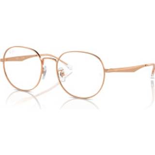 Ray - Ban Unisex RX6517D 3094 Optiske stel Metal Guld Transparent Pantos Normal