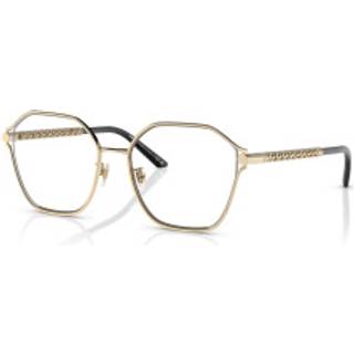 Versace Kvinde VE1299D 1252 Optiske stel Metal Guld Transparent Geometrisk Normal