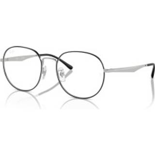 Ray - Ban Unisex RX6517D 2983 Optiske stel Metal Sort Transparent Pantos Normal