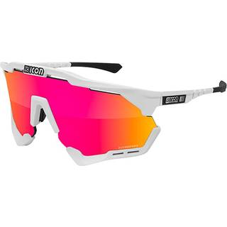 Scicon Aeroshade XL cykelbriller hvid/multimirror silver