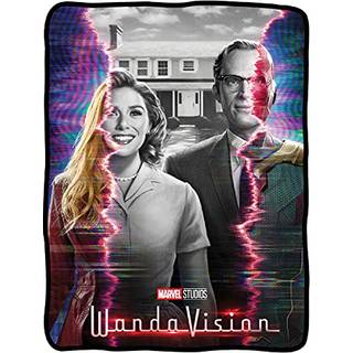 Marvel: Wandavision Scarlet Witch Wanda & Vision Plakat Kast T?ppe 45 x 60 inches Plush kast T?ppe Hyggeligt Sherpa -t?ppe Super Soft Lightweight
